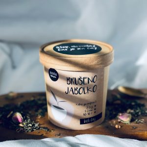 BRUŠENO JABOLKO beli čaj ''JazBiČaj'' - 70 g